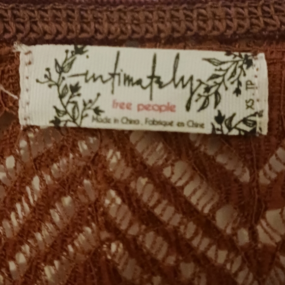 Free People Intimately All Lace Dress Red/Purple Size Extra Small - Picture 2 of 6